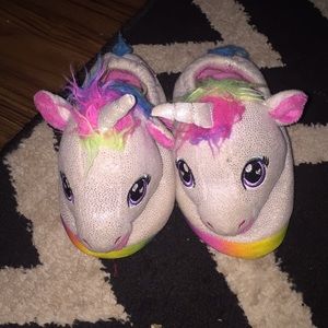 Build a bear unicorn slippers
